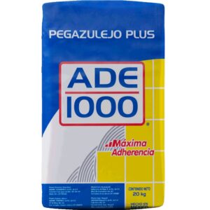 ADHESIVO ADE 1000 PEGAZULEJO PLUS 20 KG BLANCO