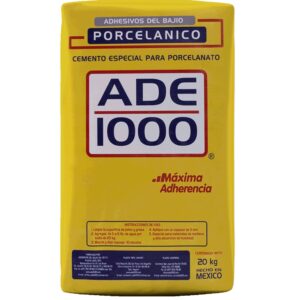 ADHESIVO ADE 1000 PORCELANICO 20KG BLANCO
