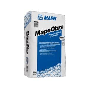 ADHESIVO CEMENTICIO MAPEI MAPEOBRA PEGA CERAMICA Y AZULEJOS GRIS