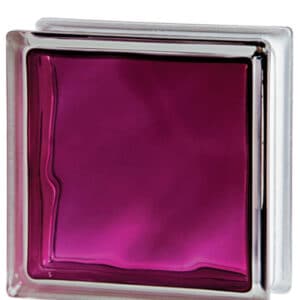 VITROBLOCK SEVES GLASS BRILLY RUBY WAVE