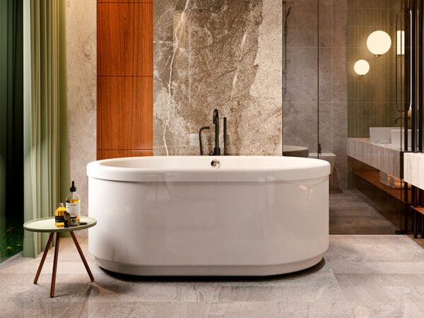 TINA AQUA SPA FREESTANDING F-015 CON HIDROMASAJE Y FALDON - Image 5